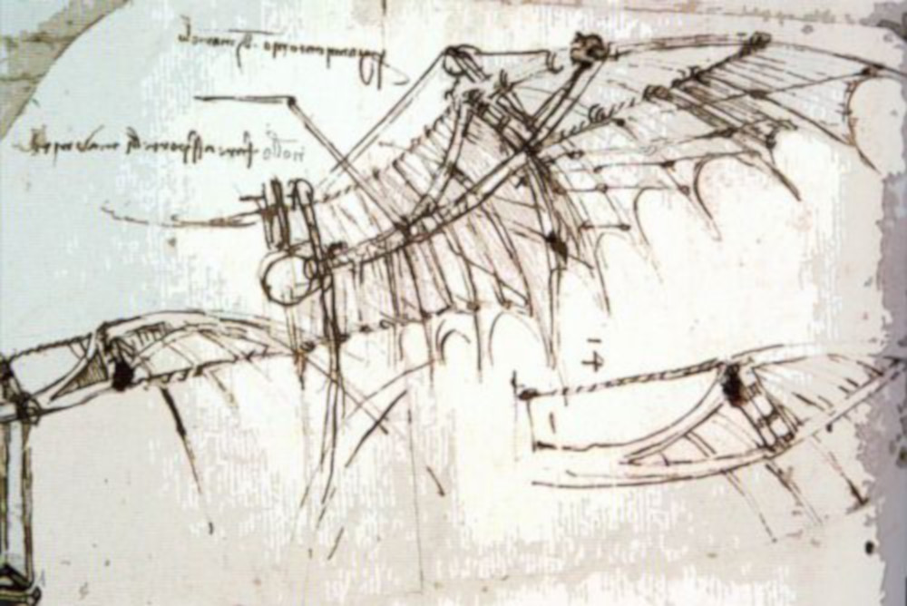 leonardo da vinci blueprint